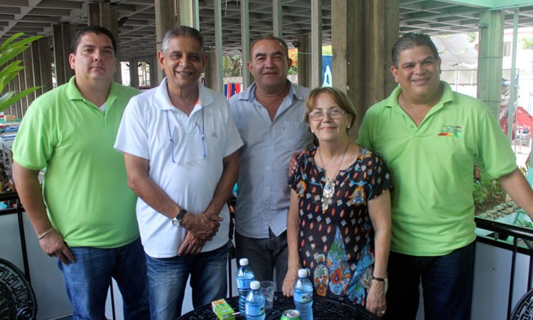 Recorrido junto a directivos de la Feria de La Américas