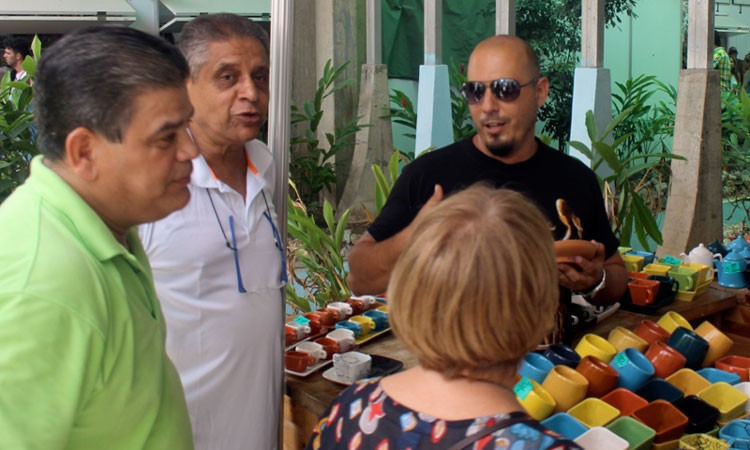 Recorrido junto a directivos de la Feria de La Américas