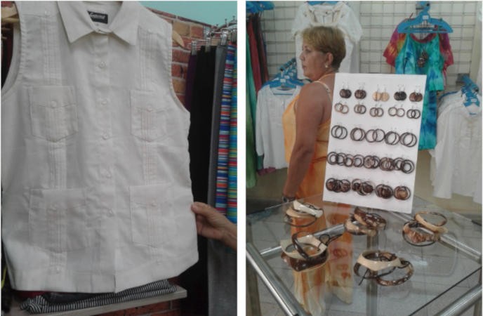 Variedad de ofertas ofrece la tienda de Arte Cubanicay, que reabrió sus puertas al público, esta vez en función de la Feria Arte para Mamá. (Fotos: Leslie Díaz Monserrat)